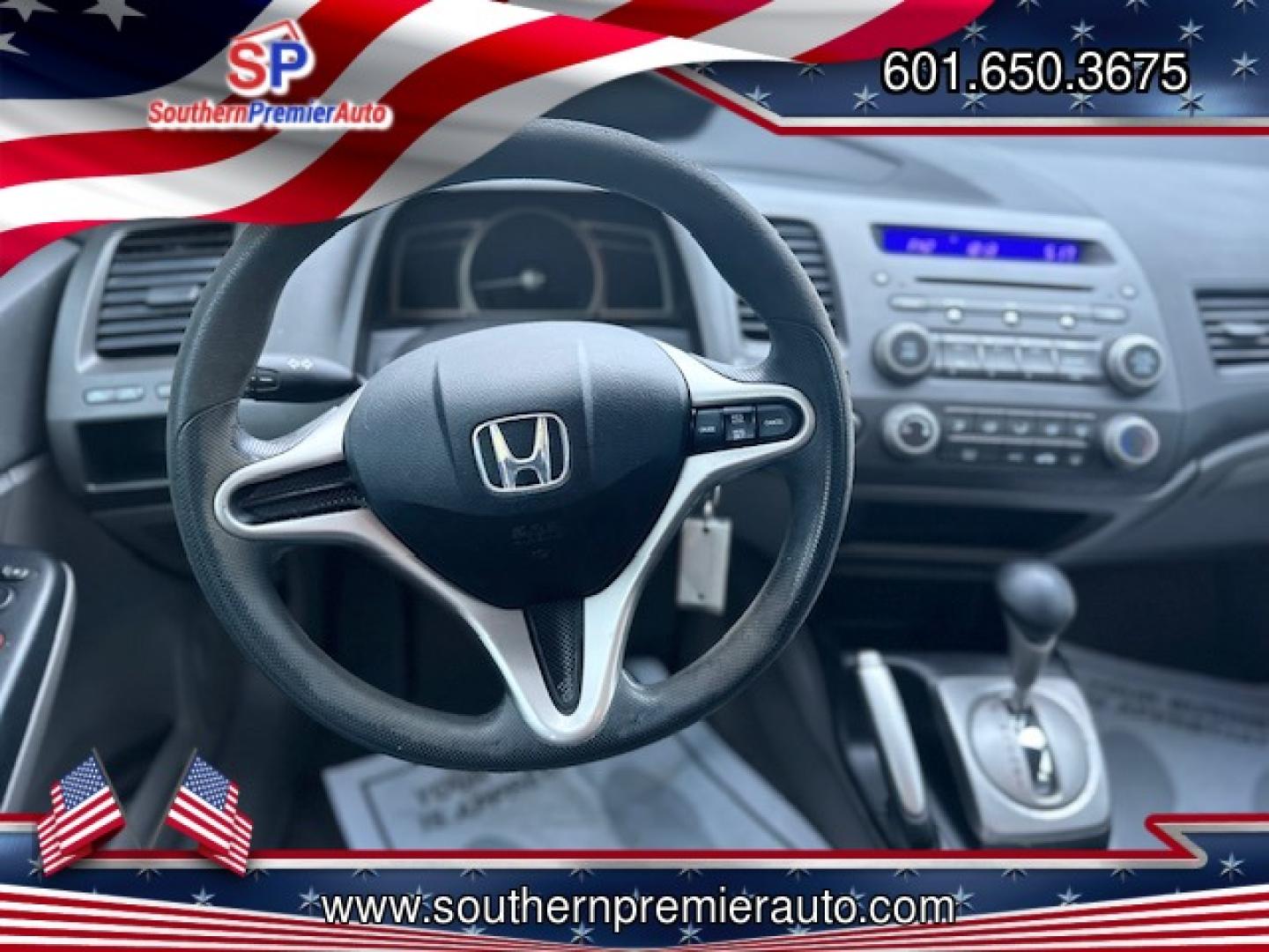 2010 GRAY HONDA CIVIC LX (2HGFA1F53AH) , located at 922 W. Beacon St., Philadelphia, MS, 39350, (601) 650-3675, 32.770447, -89.127151 - Photo#17